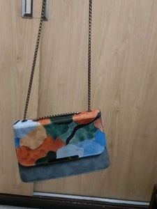 Stylish Multi-Color Crossbody Bag