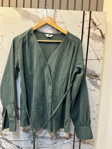 Stylish V-Neck Wrap Blouse, Bust- 36