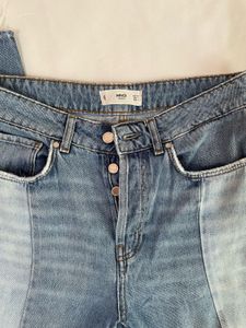 Stylish Two-Tone Denim Jeans