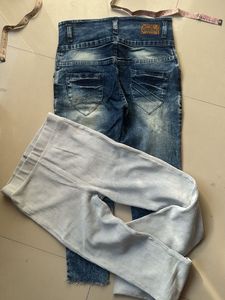 Light Blue Bell Bottom Pants