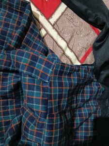 Plaid Long Sleeve Dress