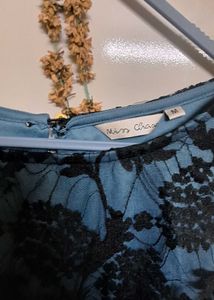 Elegant Black & Blue Dress