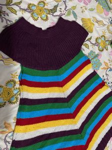 Striped Knit Dress