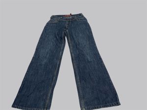 Classic y2k Blue Wash Wide Leg Jeans