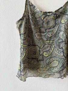 Sheer Paisley Cami Top