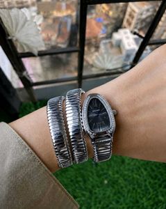 Luxury Bvlgari Watch With Diamond Bezel