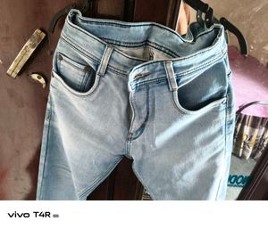 Light Wash Slim Fit Jeans