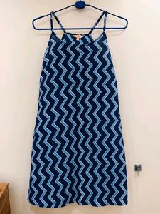 blue white kurta set
