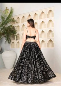 Black lehenga