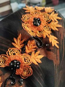 Threadwork Short Kurti (free dupatta)
