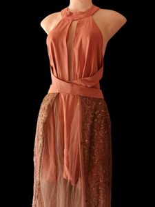 beautiful coral gown 😍