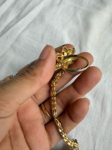 Exquisite Flower Hand Harness Ring