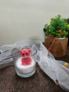 Cute Teddy Bear Candle