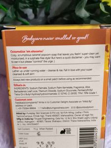 The Plum BodyLovin’ Caramel Popcorn bathing bar is
