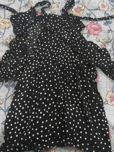 Chic Polka Dot Off-Shoulder Top