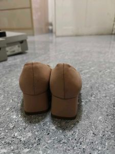 Marks &amp; Spencers nude block heels
