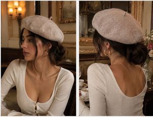 Soft Beige Beret Hat