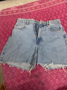 Light Wash Denim Shorts
