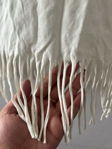 Cream Fringe T-Shirt