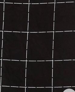 Checkered Tie Neck Shirt/Top