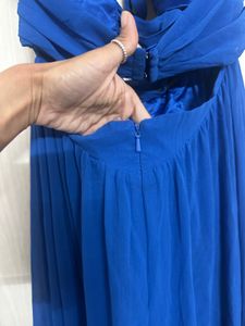 Elegant Blue Maxi Dress