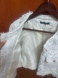 Tweed Style Cropped Jacket