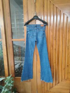 Bershka Blue Flare Jeans