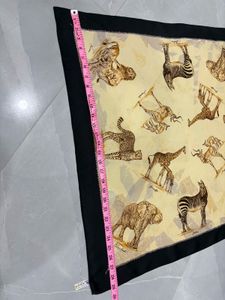 Safari Animal Print Silk Scarf