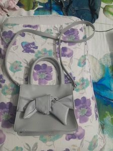 Grey Sling Bag No Flaws