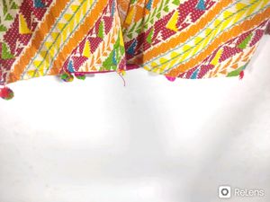 Aania Lime Green Kurta With Printrd Shrug (Women)