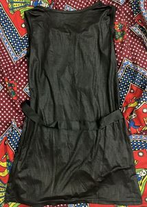 Black Zipper Detail Sleeveless Top