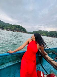 Red Halter Neck Backless Maxi Dress
