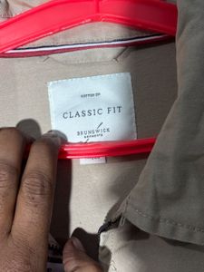 Classic Beige Bomber Jacket