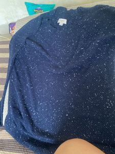 LOFT Speckled Knit Sweater