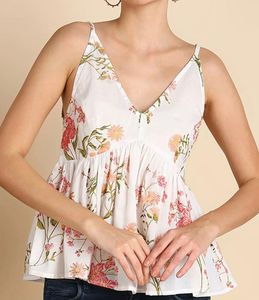 Floral Print Summer Top