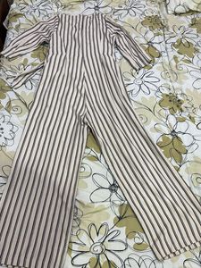 Madame Striped Jumpsuit