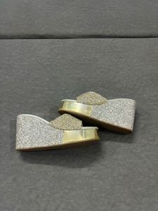 Sparkly Wedge Heels