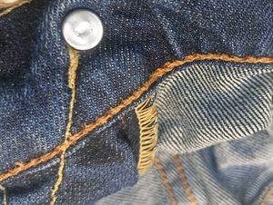 Levis RAW Blue Denim Jeans