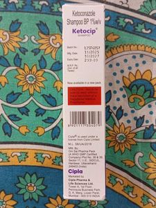 Ketocip Ketoconazole Shampoo BP 1% w/v
