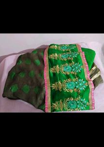 Elegant Embroidered Dress Material