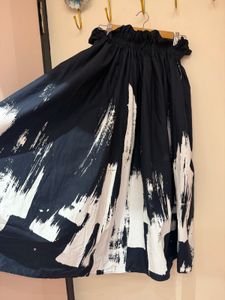 Stylish Shirt and Midi Skirt Co-ord with belt