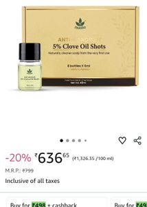 Anti-Dandruff Clove Oil Shots