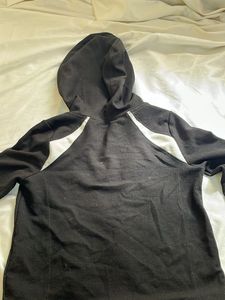 Black Graphic Hoodie
