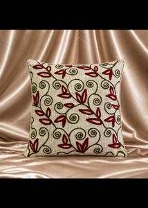 Embroidered Floral Cushion Cover- Set of 2