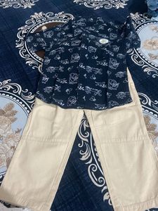 Boys Cartoon Print Shirt