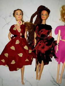 Set of 5 Fashion Dolls