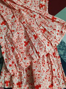 Boho Floral Palazzo Pants and dupatta set