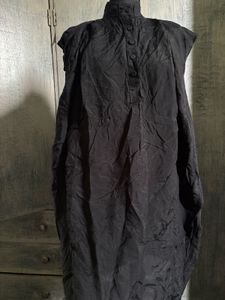 Elegant Black Kurta with High Neck