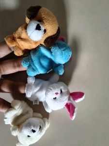 Set of Cute Animal Finger Puppets