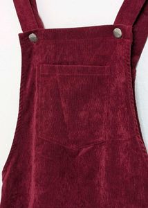 Velvet Overall Dress
